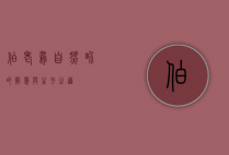 伯老鸟，自然界的智慧与生存之道
