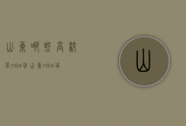 山东哪些高校有mba班（山东mba培训班）