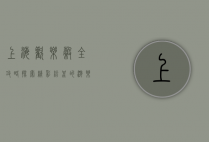 上海欢乐谷全攻略，探索精彩纷呈的游乐项目