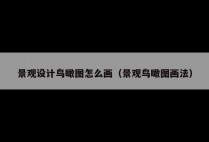 景观设计鸟瞰图怎么画（景观鸟瞰图画法）
