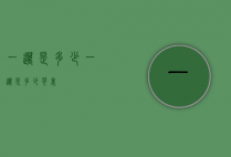 一迈是多少（一迈是多少英里）