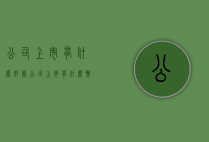 公司上市有什么好处（公司上市有什么弊端）