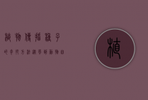 植物传播种子的奇妙方法，从风到动物，自然界的智慧