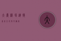 大庆机场，连接东北亚的空中枢纽