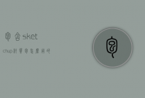 包含sketchup材质包怎么用的词条