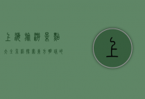 上海旅游景点大全介绍，探索东方明珠的魅力