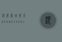 银座商城，东京奢华与传统的完美融合