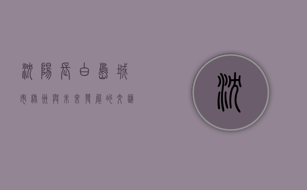 沈阳长白岛，城市绿洲与未来发展的交汇点