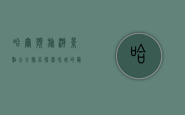 哈尔滨旅游景点大全排名，探索冰城的最佳去处