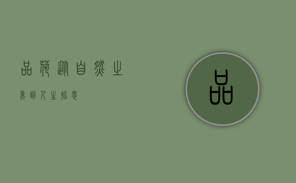 品荷，从自然之美到人生哲思