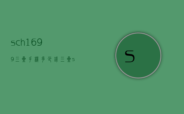 sch1699三星手机多少钱（三星sch1739什么型号）