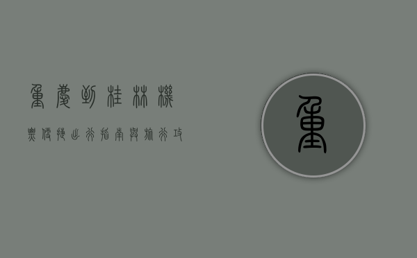重庆到桂林机票，便捷出行指南与旅行攻略