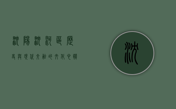沈阳沈河区，历史与现代交融的文化心脏