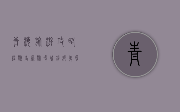 青海旅游攻略，探秘高原秘境，解锁绝美风光与独特文化