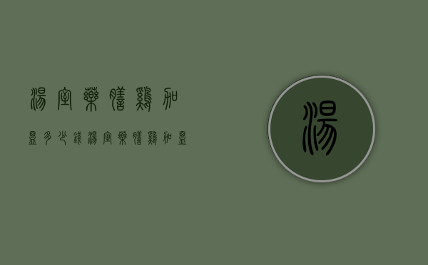 汤室药膳鸡加盟多少钱（汤室药膳鸡加盟多少钱啊）