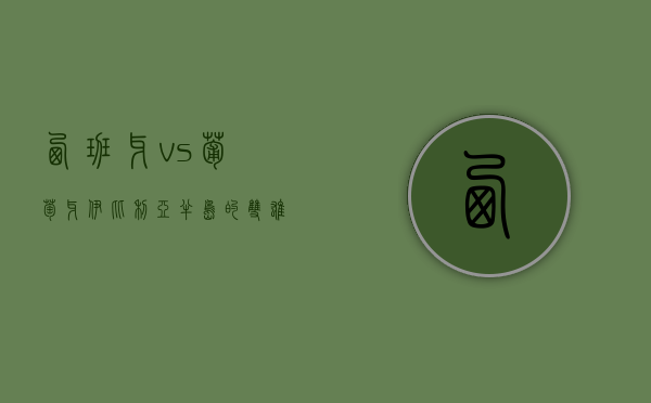 西班牙 vs 葡萄牙，伊比利亚半岛的双雄争霸与文化交融