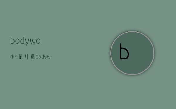 bodyworks是什么（bodyworks是什么牌子）