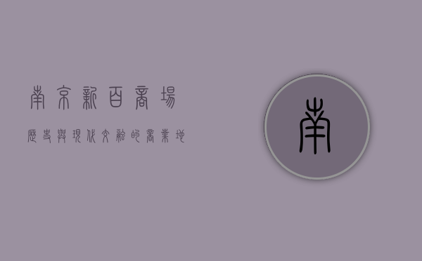南京新百商场，历史与现代交融的商业地标