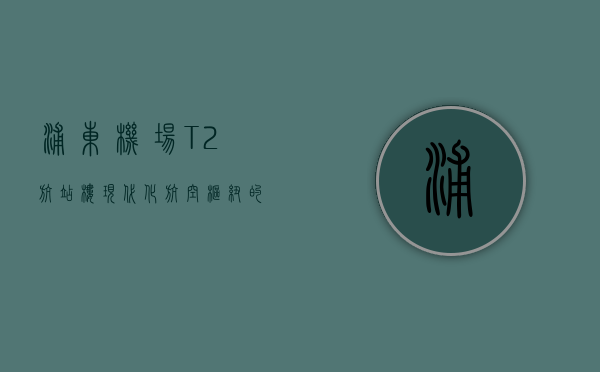 浦东机场T2航站楼，现代化航空枢纽的典范