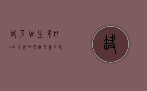 缺乏维生素B2的症状，如何识别并及时补充？