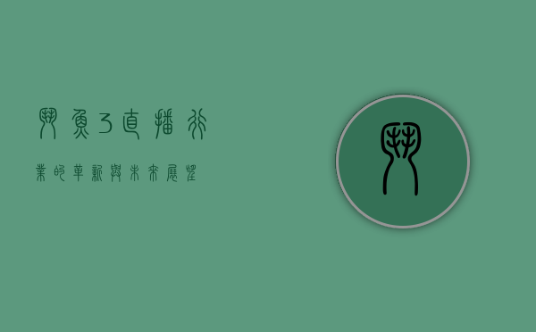 斗鱼3，直播行业的革新与未来展望