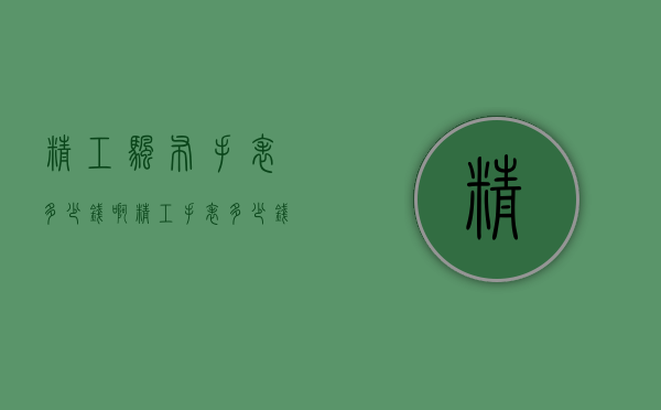 精工帆布手表多少钱啊（精工手表多少钱一个）