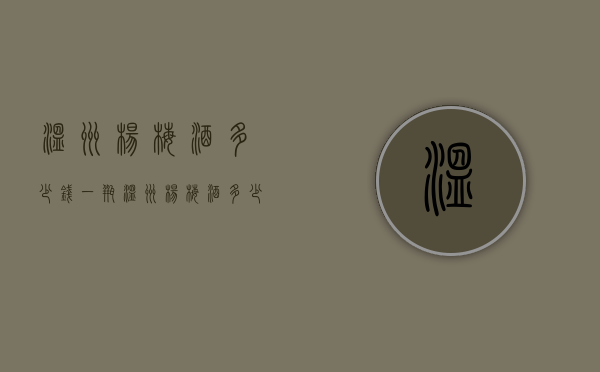 温州杨梅酒多少钱一瓶（温州杨梅酒多少钱一瓶啊）