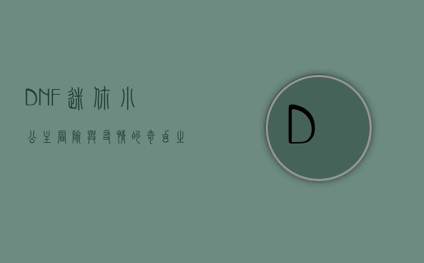 DNF迷你小公主，冒险与友情的奇幻之旅
