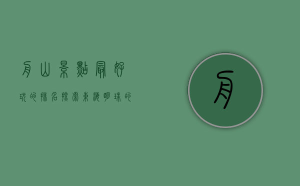 舟山景点最好玩的排名，探索东海明珠的绝美风光