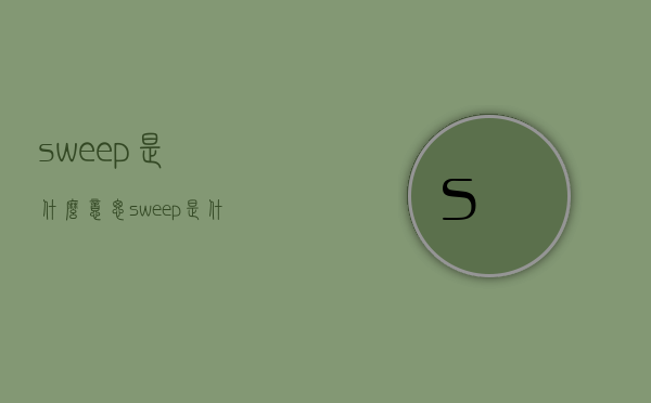 sweep是什么意思（sweep是什么意思翻译）