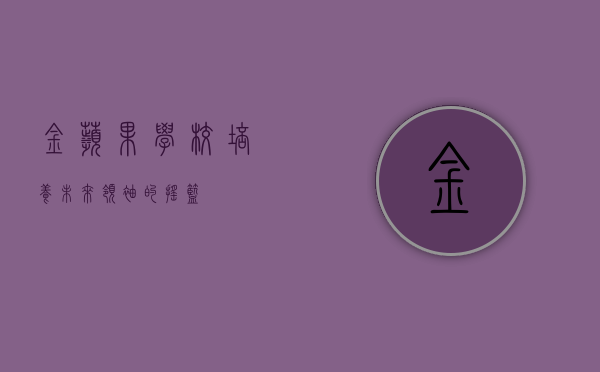 金苹果学校，培养未来领袖的摇篮