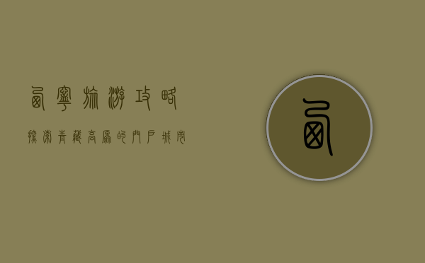 西宁旅游攻略，探索青藏高原的门户城市