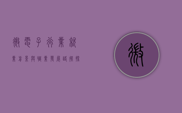 微电子行业就业前景与职业发展路径探析 微电子行业就业前景与职业发展路径探析