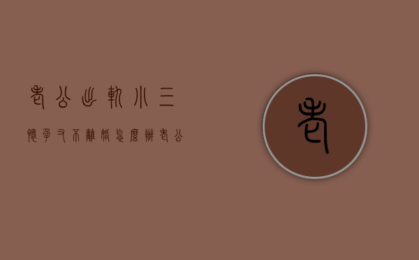 老公出轨小三怀孕又不离婚怎么办（老公出轨小三怀孕又不离婚怎么办呢）