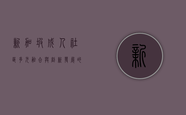 新加坡成人社区，多元融合与创新发展的现代都市典范