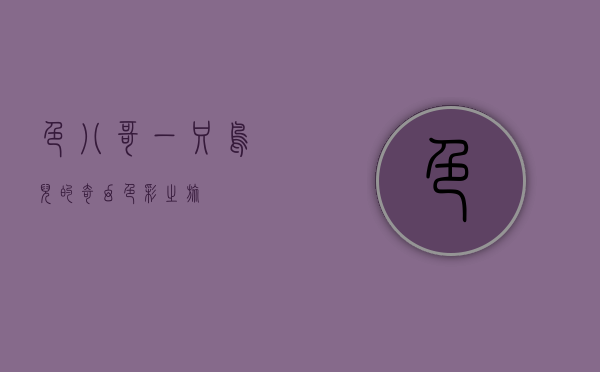 色八哥，一只鸟儿的奇幻色彩之旅