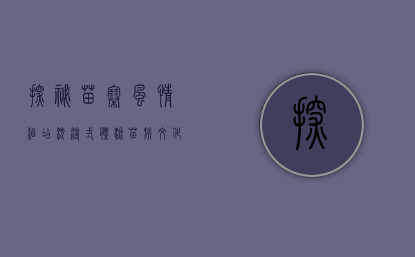 探秘苗寨风情酒店，沉浸式体验苗族文化与自然之美