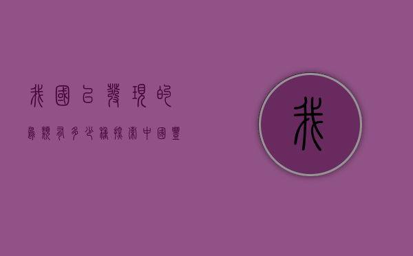 我国已发现的鸟类有多少种？探索中国丰富的鸟类多样性