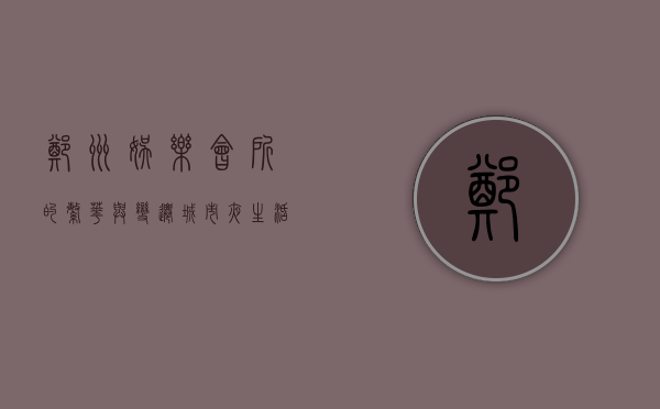 郑州娱乐会所的繁华与变迁，城市夜生活的缩影