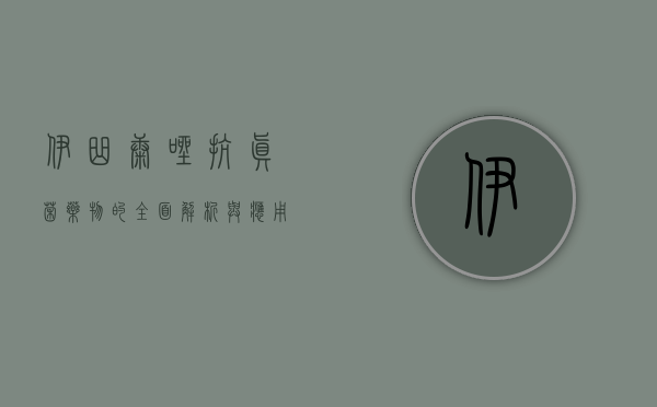 伊曲康唑，抗真菌药物的全面解析与应用指南