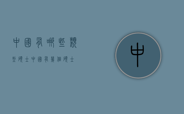 中国有哪些类型硕士（中国有几个硕士）