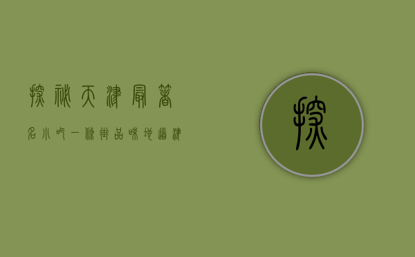 探秘天津最著名小吃一条街，品味地道津味，感受舌尖上的文化