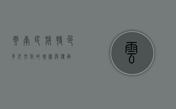 云南民族特色，多元文化的瑰宝与传承
