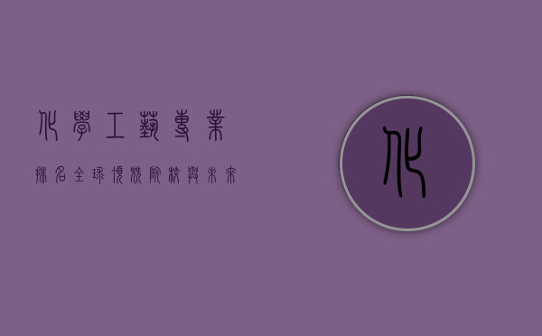 化学工艺专业排名，全球顶尖院校与未来发展趋势