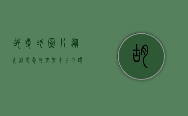 胡夏的图片，从青涩少年到音乐才子的视觉蜕变
