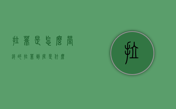 拉菲是怎么营销的（拉菲到底是什么）