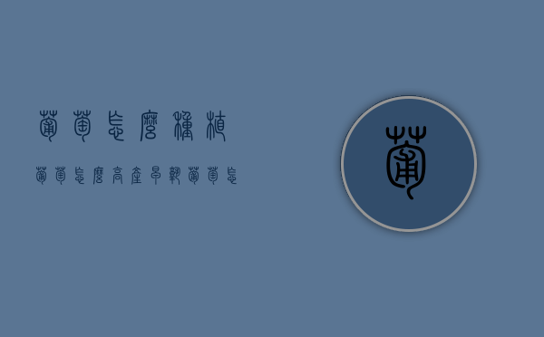 葡萄怎么种植？葡萄怎么高产早熟？（葡萄怎么栽植）
