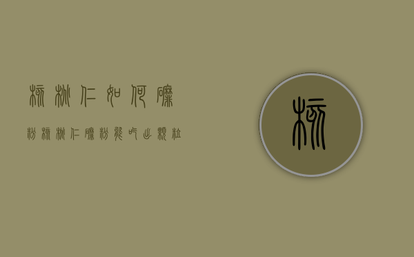 核桃仁如何磨粉（核桃仁磨粉能吃出颗粒吗）