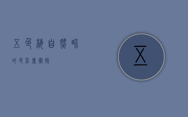 五色梅，自然界的色彩魔术师