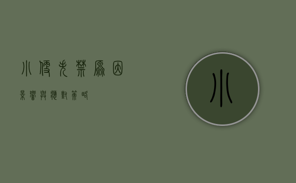 小便失禁，原因、影响与应对策略